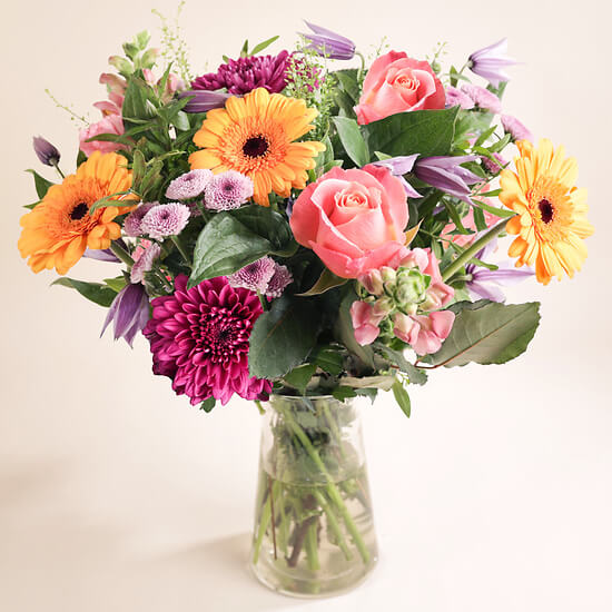 Poésie de Saison – roses, gerberas et chrysanthèmes, Valais